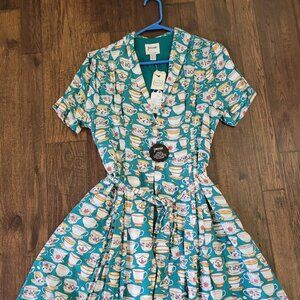 Joanie Molly Hatch Collaboration Teacup Dress Size 10 New With Tags NWT